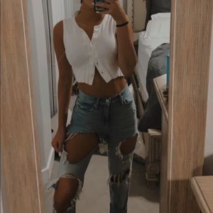 Brandy Melville  Tank top with buttons